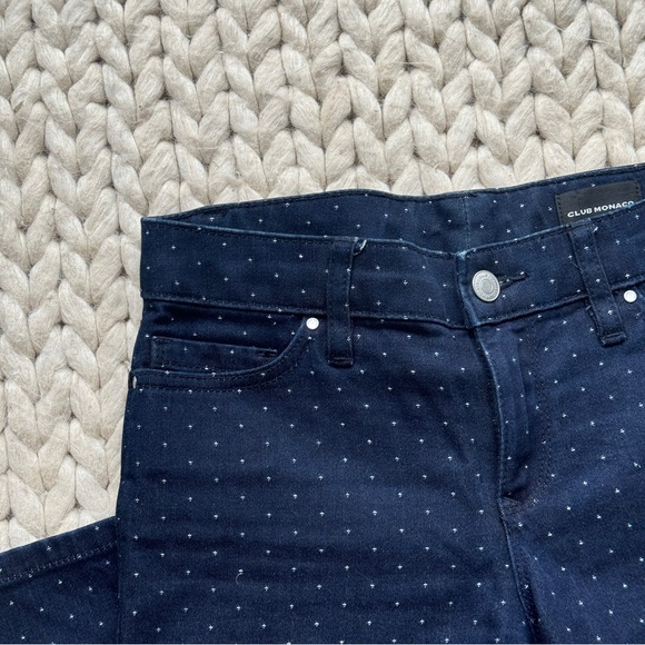 Club Monaco Dot Skinny Jeans 0 - Picture 4 of 7